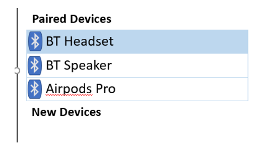 Bluetooth Setup